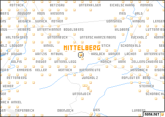 map of Mittelberg