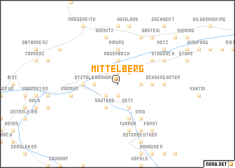 map of Mittelberg