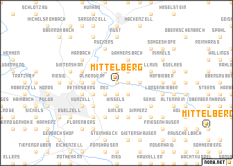 map of Mittelberg