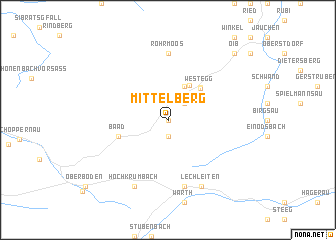 map of Mittelberg