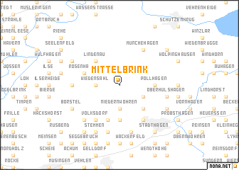 map of Mittelbrink