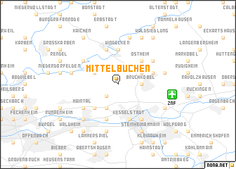 map of Mittelbuchen