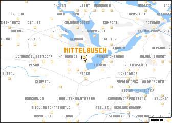 map of Mittelbusch