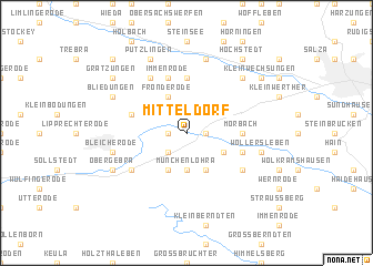 map of Mitteldorf