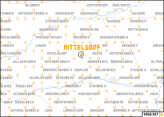 map of Mitteldorf