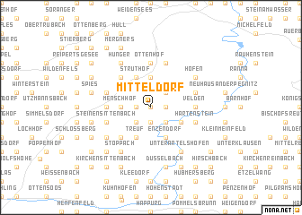 map of Mitteldorf