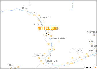 map of Mitteldorf