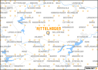 map of Mittelhagen