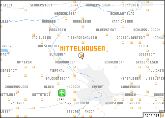 map of Mittelhausen