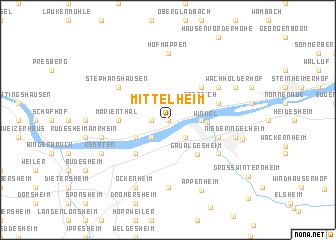 map of Mittelheim