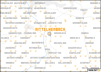 map of Mittelhembach