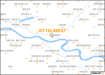 map of Mittelhorst