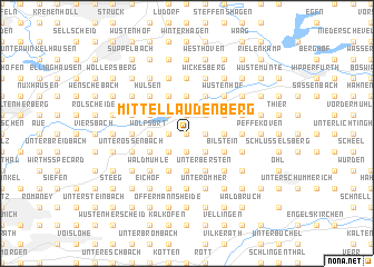 map of Mittellaudenberg