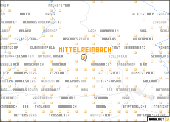 map of Mittelreinbach