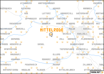 map of Mittelrode