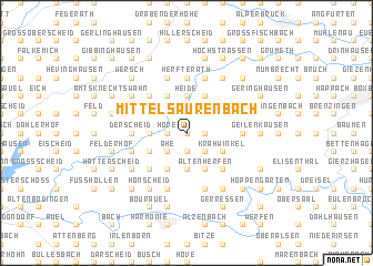 map of Mittelsaurenbach
