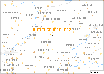 map of Mittelschefflenz