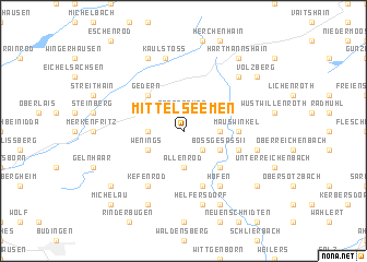 map of Mittelseemen