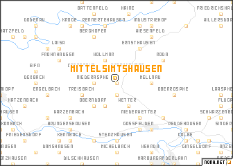 map of Mittelsimtshausen