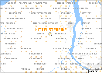 map of Mittelste Heide