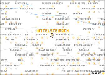 map of Mittelsteinach