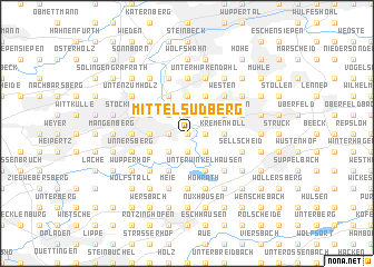 map of Mittelsudberg