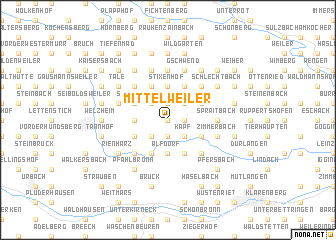 map of Mittelweiler