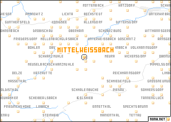 map of Mittelweißbach