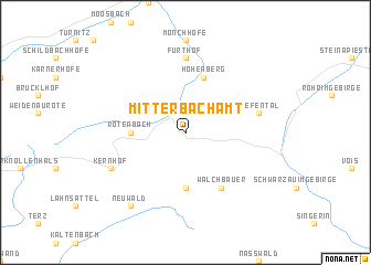 map of Mitterbachamt