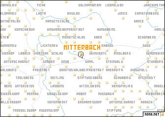 map of Mitterbach