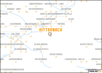 map of Mitterbach