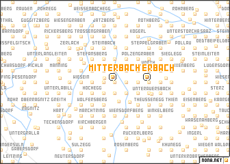 map of Mitterbach