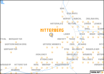 map of Mitterberg