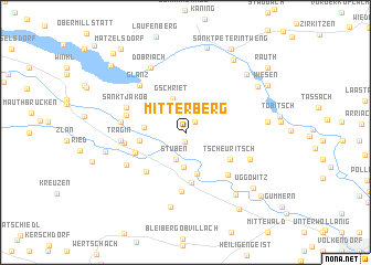 map of Mitterberg