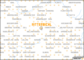 map of Mitterbichl