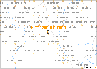 map of Mitterboxleithen