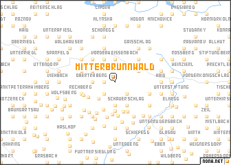 map of Mitterbrunnwald