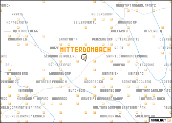 map of Mitterdombach