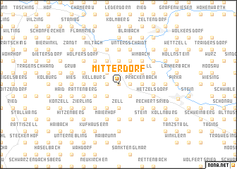 map of Mitterdorf