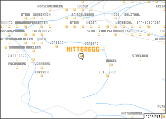 map of Mitteregg