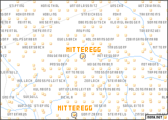 map of Mitteregg