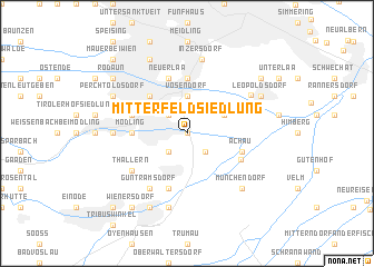 map of Mitterfeld Siedlung