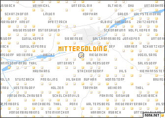 map of Mittergolding