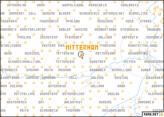 map of Mitterham