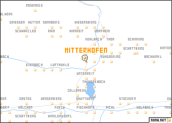 map of Mitterhofen