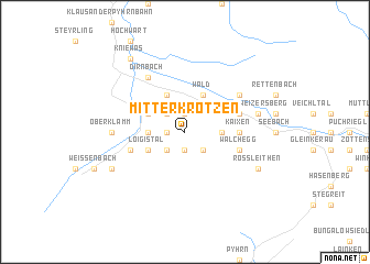 map of Mitterkrotzen