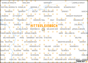 map of Mitterleinbach