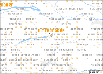 map of Mitterndorf