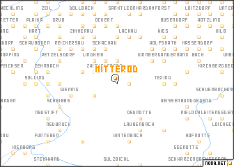 map of Mitteröd