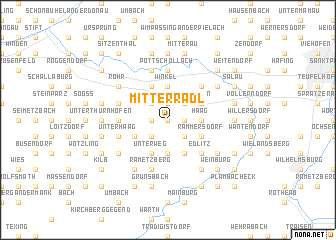 map of Mitterradl